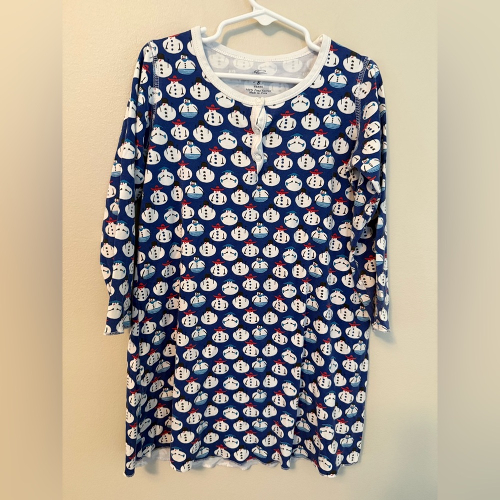 Roller Rabbit Blue Snowman Nightgown - Picture 1 of 4